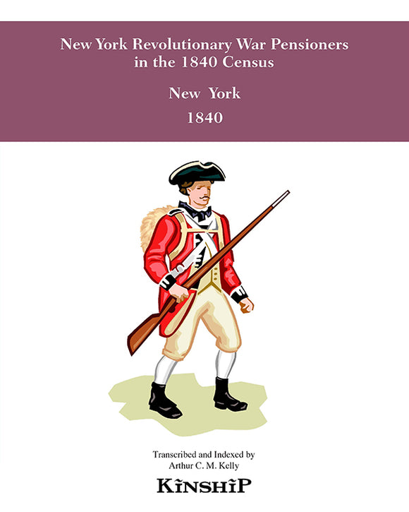New York Revolutionary War Pensioners in the 1840 Census