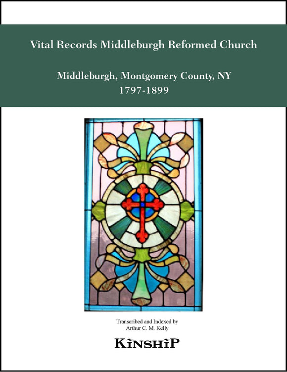 Vital Records of Reformed Church Middleburgh, NY 1797-1899