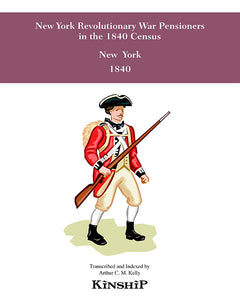 New York Revolutionary War Pensioners in the 1840 Census