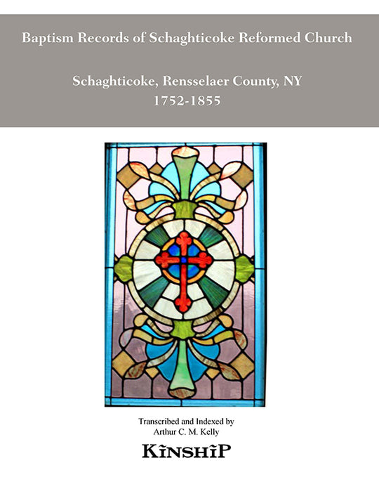 Baptism Record of Schaghticoke Reformed Church, Rensselaer County, New