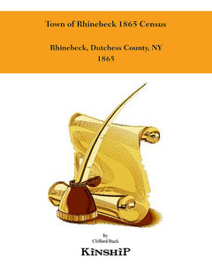 Town of Rhinebeck Census 1865