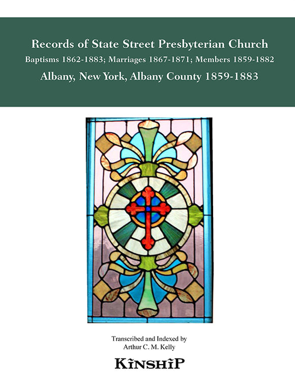 Records of State Street Presbyterian Church, Albany, New York, Albany County 1859-1883