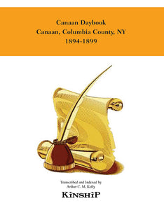 Canaan Daybook, Canaan, Columbia County, New York, 1894-1899
