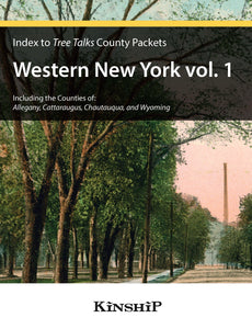 Index to Tree Talks County Packets - Western New York (Vols. 1 and 2)