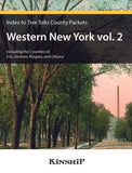 Index to Tree Talks County Packets - Western New York (Vols. 1 and 2)